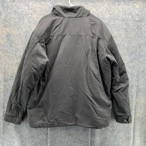 Columbia Jacket Men Extra Large Adult Green Full Zip Outdoor Pockets Warm Fleece - Picture 10 of 13